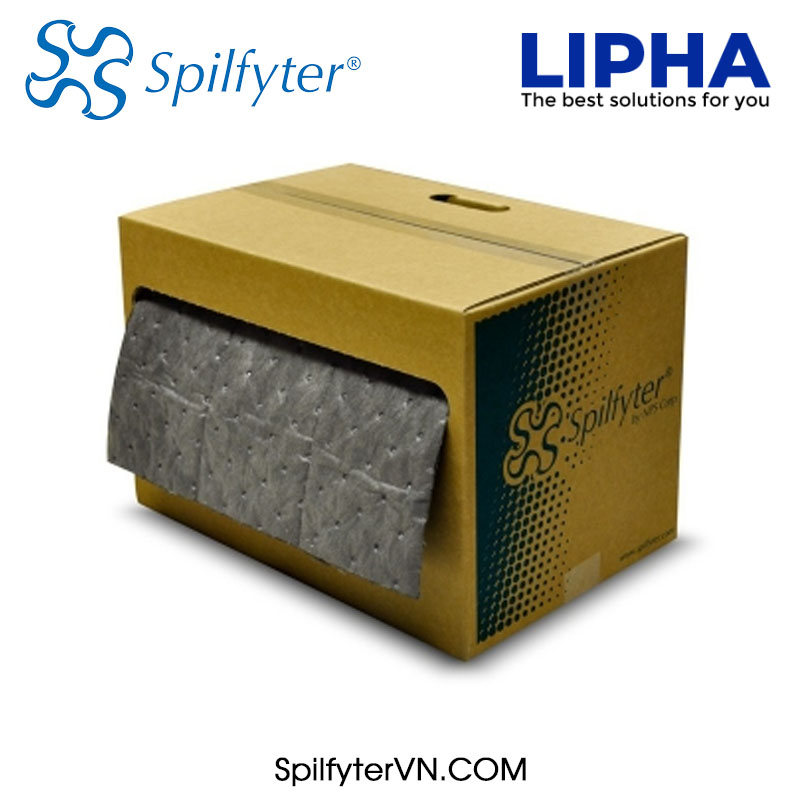 Cuộn giấy thấm hút dầu Spilfyter hai lớp đa năng 15"x75' DB-1575 Chính Hãng phân phối COCQ Cuộn giấy thấm hút dầu Spilfyter hai lớp đa năng 15"x75' DB-1575 Chính Hãng phân phối COCQ